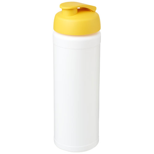 Bidon de sport promotionnel 750ml Baseline® Blanc / Jaune